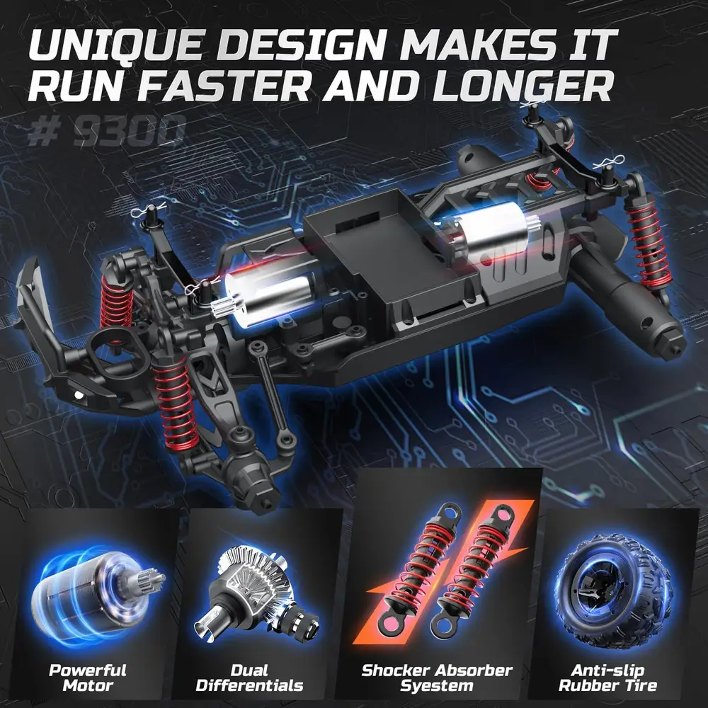 DEERC 9300E RC Monster Truck image 2