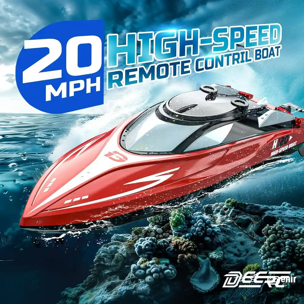 DEERC H120 RC Racing Boat image 2