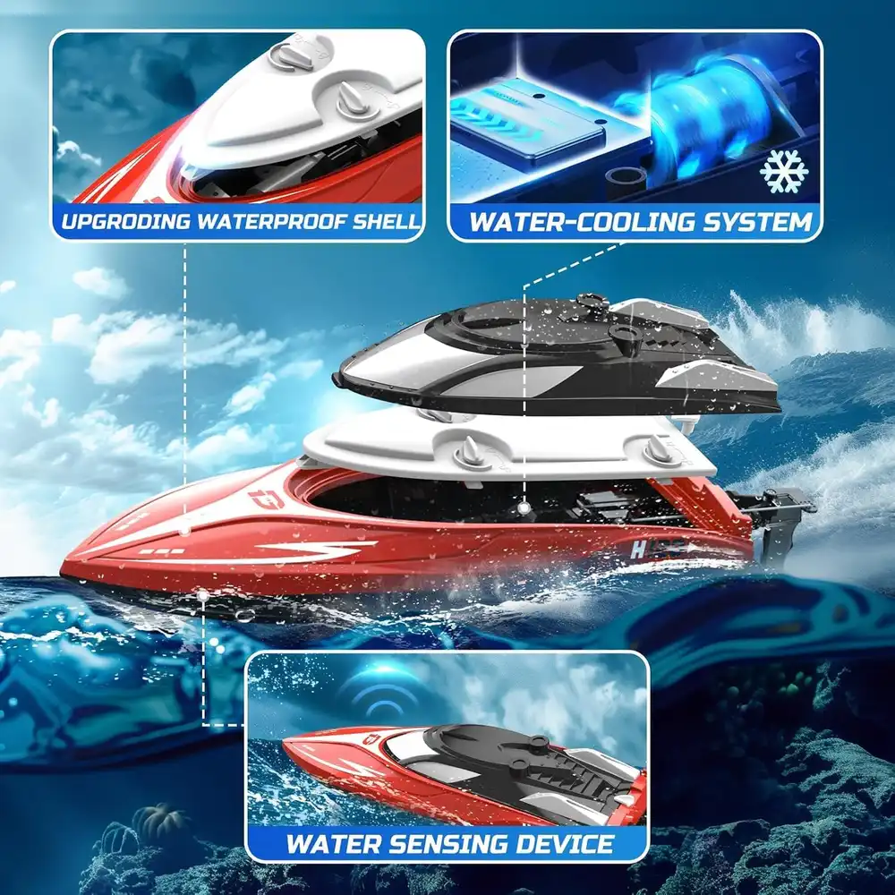 DEERC H120 RC Racing Boat image 3