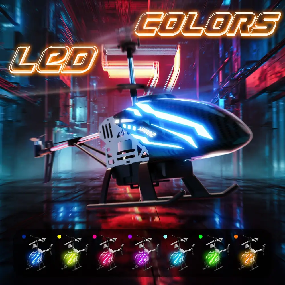 DEERC DE23 LED RC Helicopter image 2