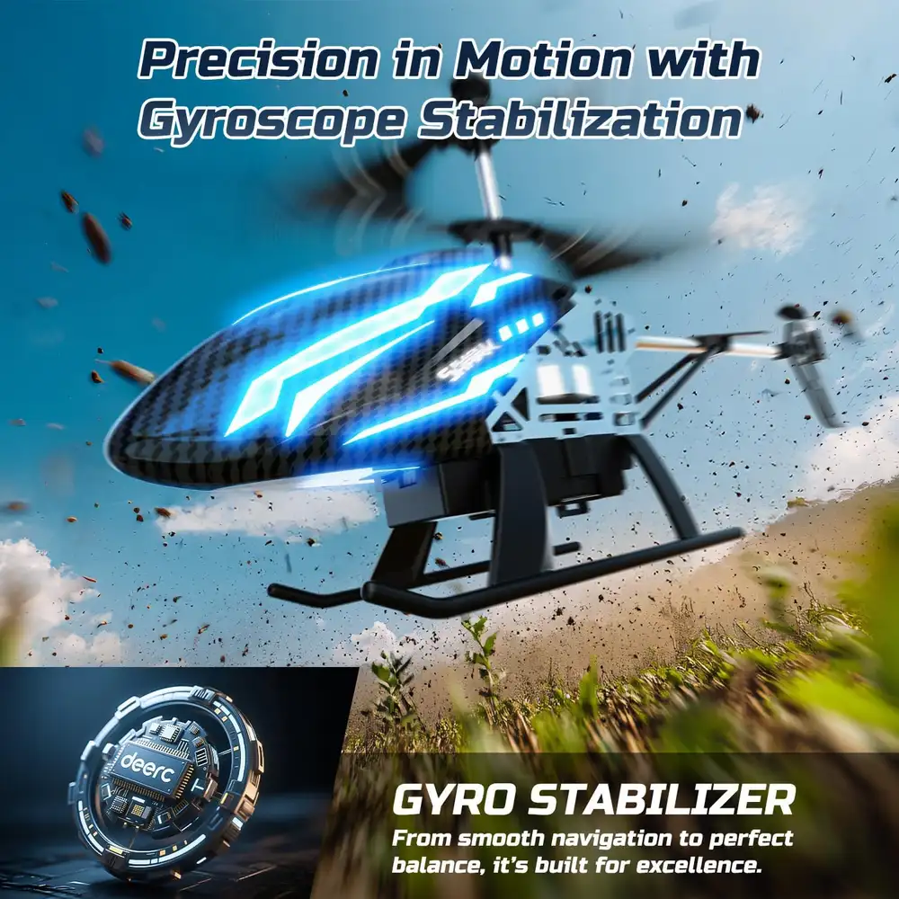 DEERC DE23 LED RC Helicopter image 3
