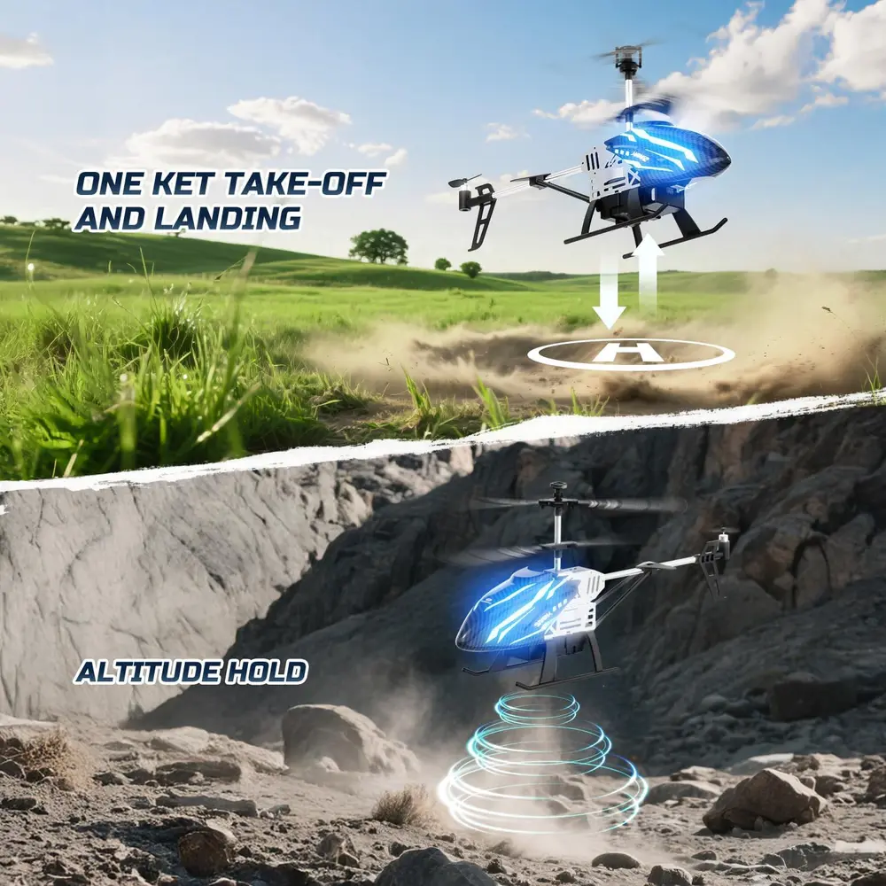 DEERC DE23 LED RC Helicopter image 4