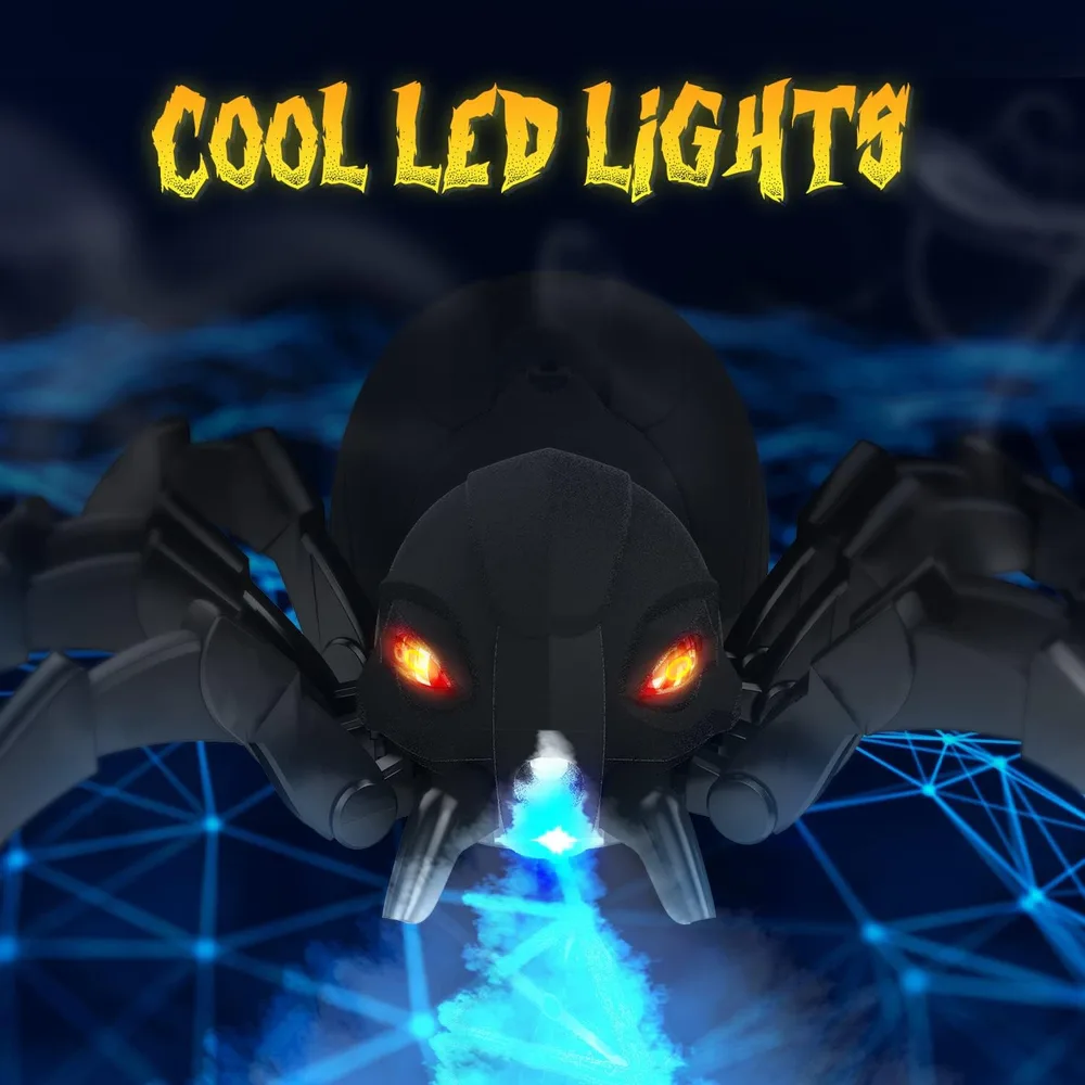 DEERC RC Spider with Mist & Lights image 4