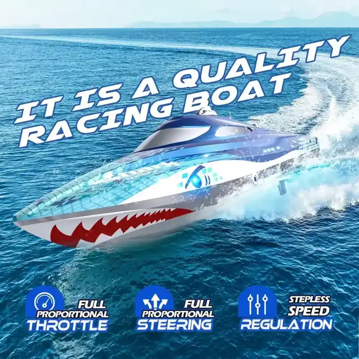 DEERC HJ812 Shark RC Racing Boat image 6