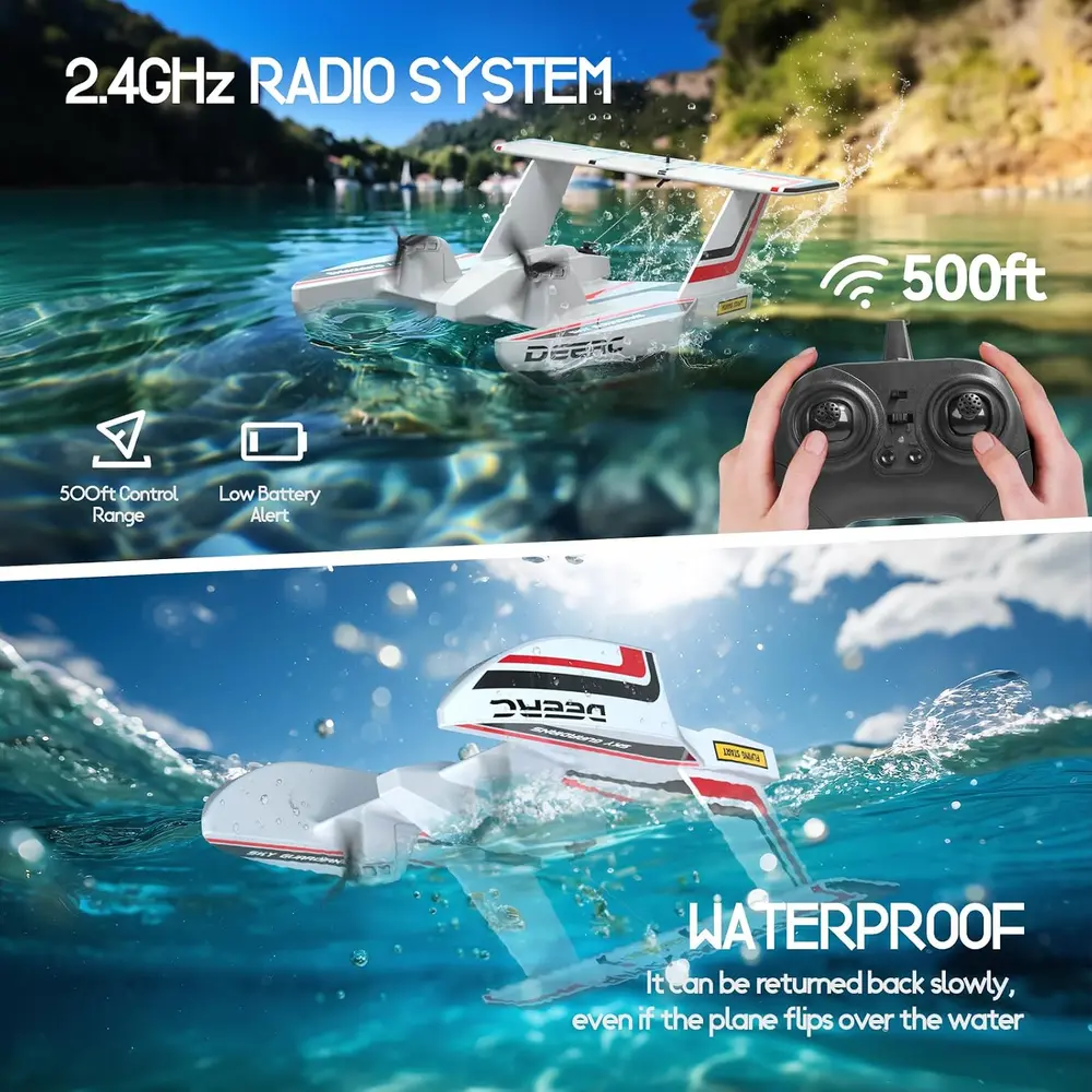 DEERC Z62 Amphibious RC Plane image 2