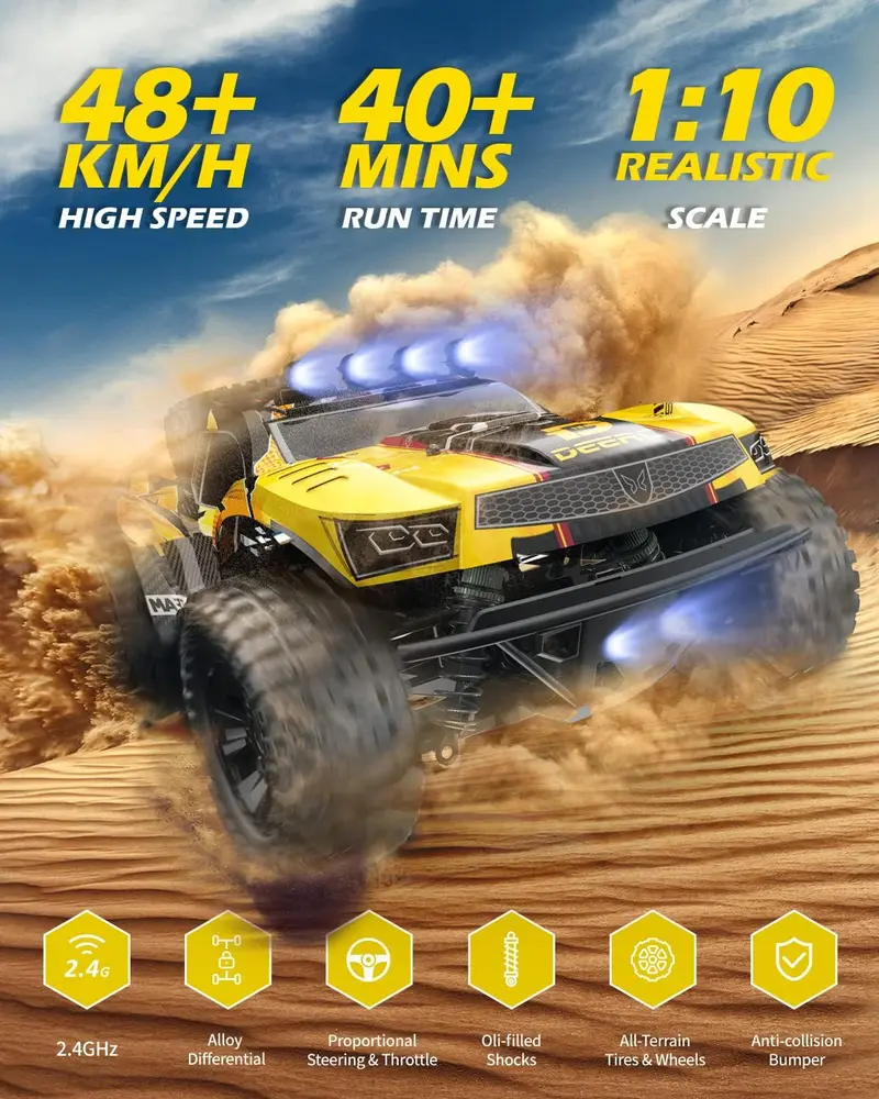 DEERC Brushed RC Short Course Truck image 2
