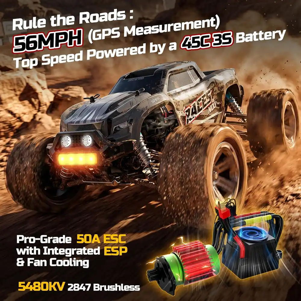DEERC 8618 Brushless RC Truck image 2