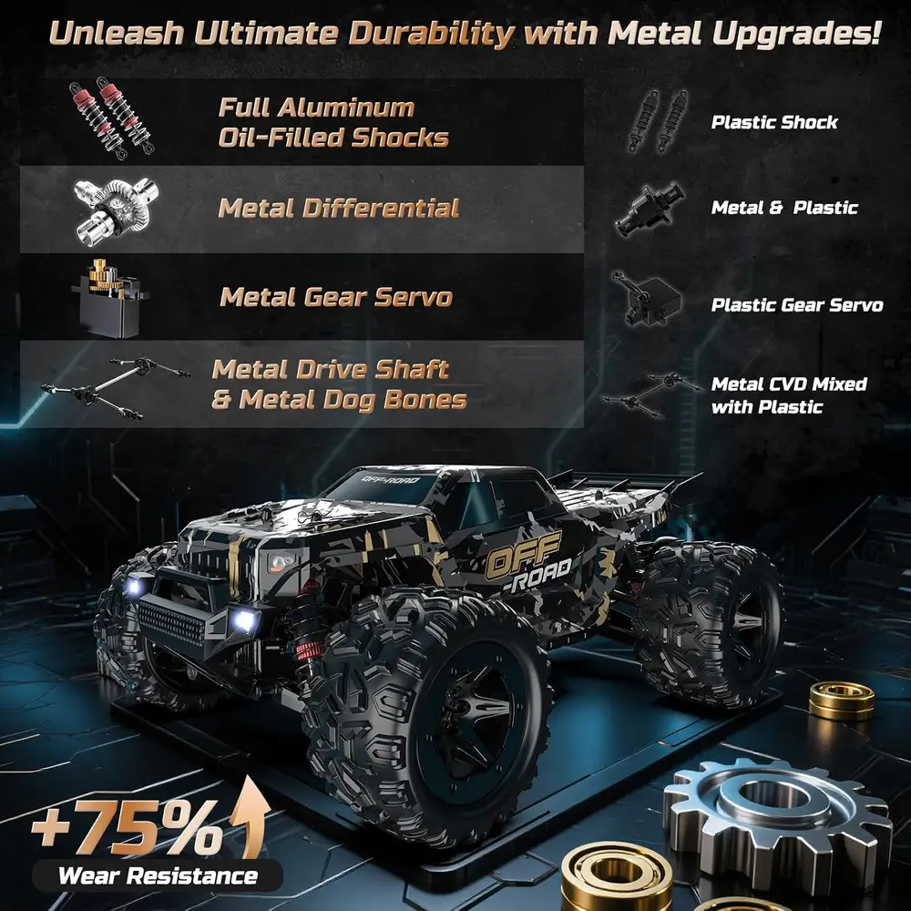 DEERC 9309E RC Off-Road Truck image 2