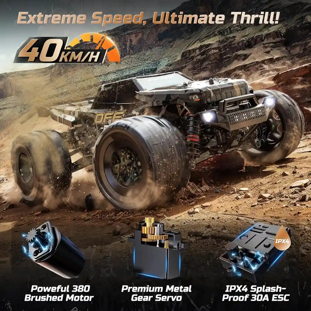 DEERC 9309E RC Off-Road Truck image 3