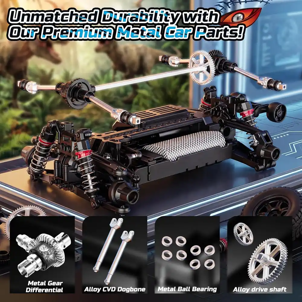 DEERC 9308E Dinosaur RC Truck image 3