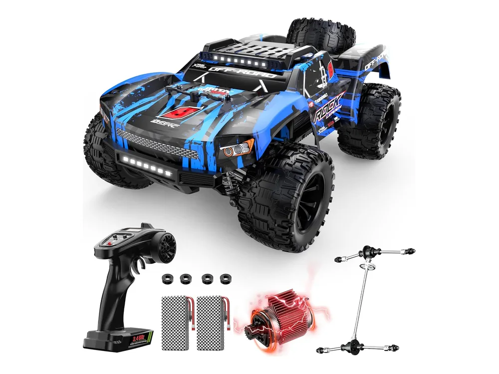 DEERC 9006E Short Course RC Truck — Cool Blue and Black