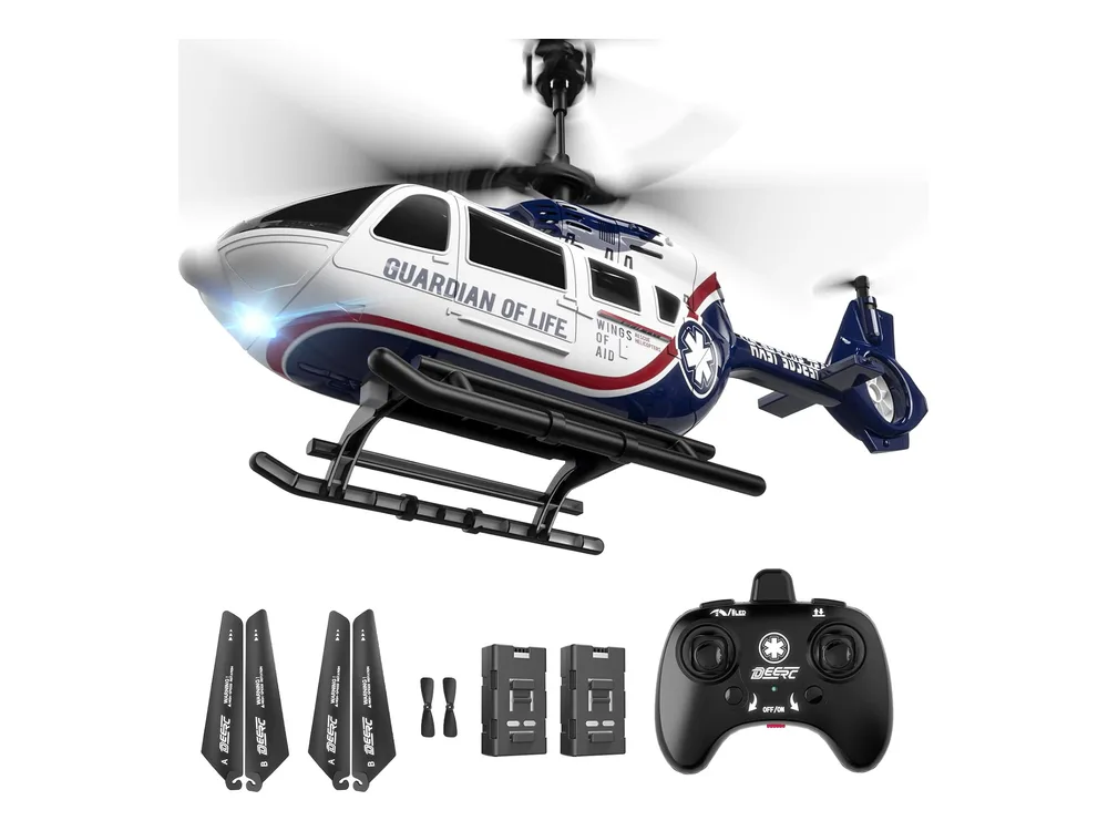 DEERC SQN002 RC Helicopter — Blue