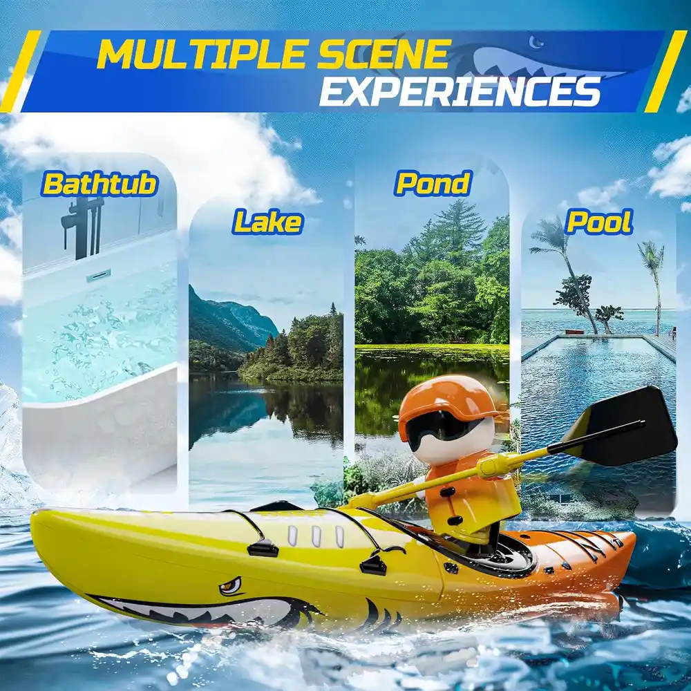 DEERC DE96 RC Kayak Boat image 3