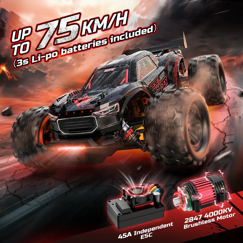 DEERC 1217 Upgrade Brushless RC Truggy image 3